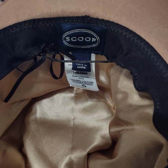 Scoop Fedora Hat with pearl accents 100% wool fully lined - OS - Picture 2 of 6